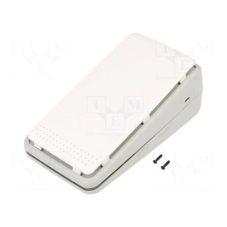Enclosure: for alarms | X: 81mm | Y: 150mm | Z: 55mm | ABS | white | IP31