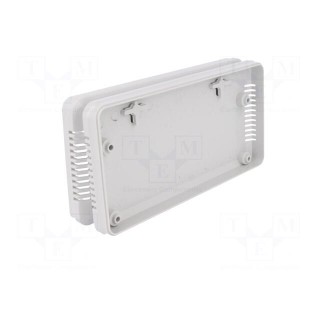 Enclosure: for alarms | X: 85mm | Y: 169mm | Z: 30mm | ABS | grey | V: vented
