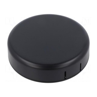 Enclosure: for alarms | Z: 20.3mm | ABS | black | Series: 1551SNAP | IP30
