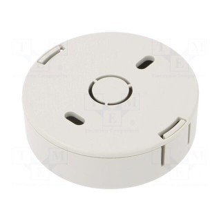 Enclosure: for alarms | Z: 20.3mm | ABS | grey | Series: 1551SNAP | IP30