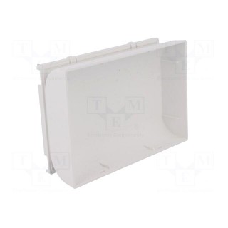 Enclosure: wall mounting | X: 80mm | Y: 120mm | Z: 25mm | ABS | white