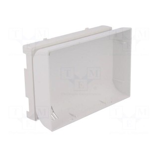 Enclosure: wall mounting | X: 80mm | Y: 120mm | Z: 35mm | ABS | white
