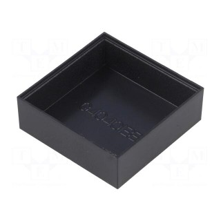 Enclosure: designed for potting | X: 40mm | Y: 40mm | Z: 13mm | ABS