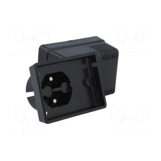 Enclosure: for power supplies | vented | X: 50mm | Y: 70mm | Z: 47mm | ABS