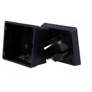 Enclosure: for power supplies | vented | X: 62mm | Y: 73mm | Z: 48mm | ABS