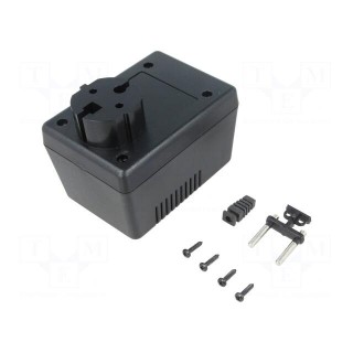 Enclosure: for power supplies | with earthing | X: 65mm | Y: 90mm