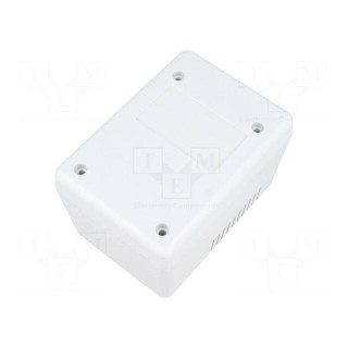 Enclosure: for power supplies | without earthing | X: 65mm | Y: 90mm