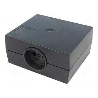 Enclosure: for power supplies | X: 100mm | Y: 120mm | Z: 56mm | ABS