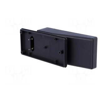 Enclosure: for power supplies | X: 120mm | Y: 56mm | Z: 18mm | ABS | black