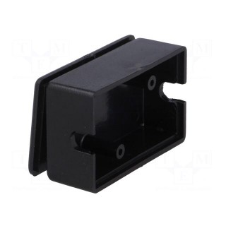Enclosure: for power supplies | X: 28mm | Y: 45mm | Z: 18mm | ABS | black
