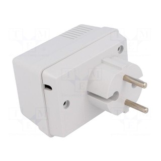 Enclosure: for power supplies | X: 52mm | Y: 73mm | Z: 46mm | ABS | grey