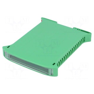Enclosure: for DIN rail mounting | Y: 101mm | X: 17.5mm | Z: 120mm