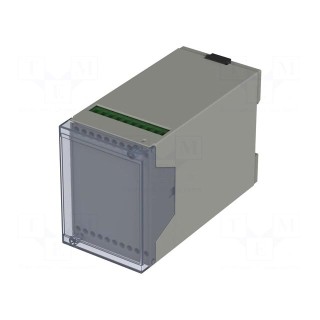 Enclosure: for DIN rail mounting | Y: 109mm | X: 55mm | Z: 75mm | ABS