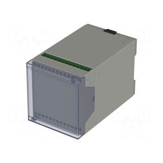 Enclosure: for DIN rail mounting | Y: 109mm | X: 70mm | Z: 75mm | ABS