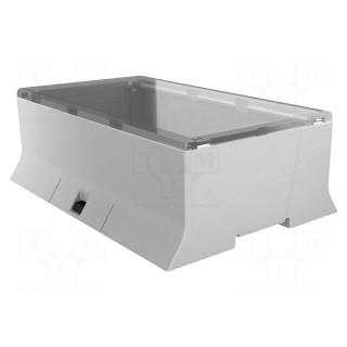 Enclosure: for DIN rail mounting | Y: 110mm | X: 156.4mm | Z: 53.3mm