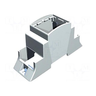Enclosure: for DIN rail mounting | Y: 110mm | X: 36.3mm | Z: 62mm | grey