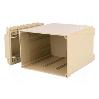Enclosure: for DIN rail mounting | Y: 70mm | X: 100mm | Z: 112.6mm | ABS