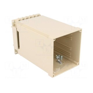 Enclosure: for DIN rail mounting | Y: 70mm | X: 65mm | Z: 112.6mm | ABS