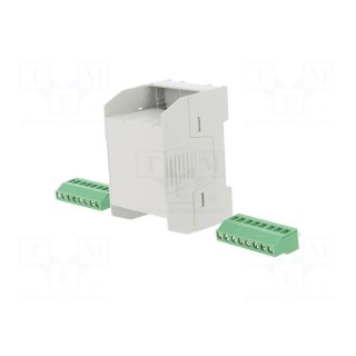Enclosure: for DIN rail mounting | Y: 75.4mm | X: 45mm | Z: 53.5mm | ABS