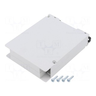Enclosure: for DIN rail mounting | Y: 80mm | X: 17.7mm | Z: 103mm | ABS