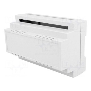 Enclosure: for DIN rail mounting | Y: 88mm | X: 138mm | Z: 62mm | ABS