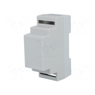 Enclosure: for DIN rail mounting | Y: 88mm | X: 34mm | Z: 62mm | grey