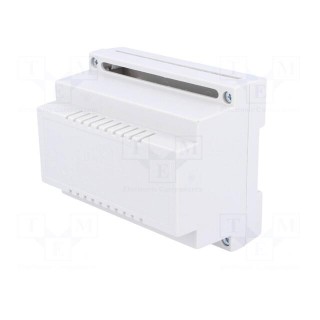 Enclosure: for DIN rail mounting | Y: 89mm | X: 107mm | Z: 65mm | grey