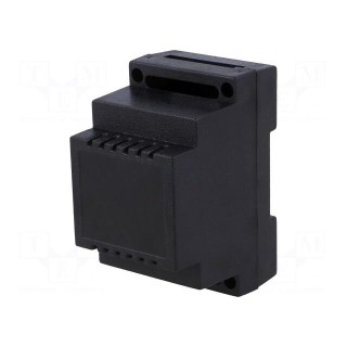Enclosure: for DIN rail mounting | Y: 89mm | X: 53mm | Z: 65mm | ABS