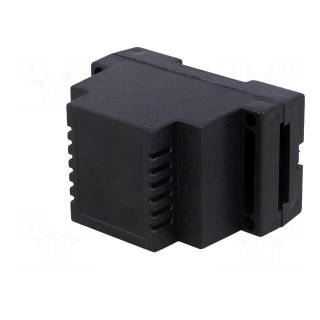 Enclosure: for DIN rail mounting | Y: 89mm | X: 53mm | Z: 65mm | ABS