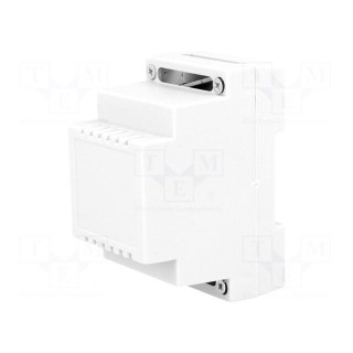 Enclosure: for DIN rail mounting | Y: 89mm | X: 53mm | Z: 65mm | grey