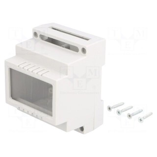 Enclosure: for DIN rail mounting | Y: 89mm | X: 69.7mm | Z: 64.7mm
