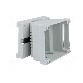 Enclosure: for DIN rail mounting | Y: 89mm | X: 69.7mm | Z: 64.7mm | ABS