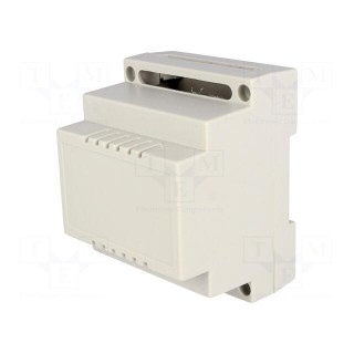 Enclosure: for DIN rail mounting | Y: 89mm | X: 69.7mm | Z: 65mm | grey