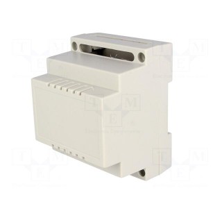 Enclosure: for DIN rail mounting | Y: 89mm | X: 69.7mm | Z: 65mm | grey