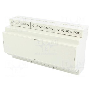 Enclosure: for DIN rail mounting | Y: 90.2mm | X: 159.5mm | Z: 57.5mm