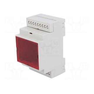 Enclosure: for DIN rail mounting | Y: 90.2mm | X: 53.3mm | Z: 57.5mm