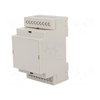 Enclosure: for DIN rail mounting | Y: 90.2mm | X: 53.3mm | Z: 57.5mm