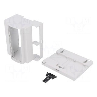 Enclosure: for DIN rail mounting | Y: 90.5mm | X: 106.3mm | Z: 53mm
