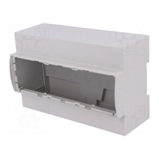 Enclosure: for DIN rail mounting | Y: 90.5mm | X: 142.3mm | Z: 53mm