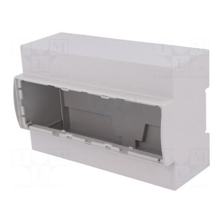 Enclosure: for DIN rail mounting | Y: 90.5mm | X: 142.3mm | Z: 62mm