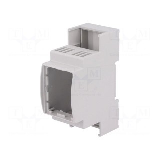Enclosure: for DIN rail mounting | Y: 90.5mm | X: 36mm | Z: 62mm | grey