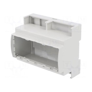 Enclosure: for DIN rail mounting | Y: 90mm | X: 103mm | Z: 62mm | grey
