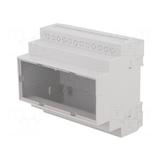 Enclosure: for DIN rail mounting | Y: 90mm | X: 104mm | Z: 65mm | ABS