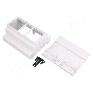 Enclosure: for DIN rail mounting | Y: 90mm | X: 106mm | Z: 53mm | PPO
