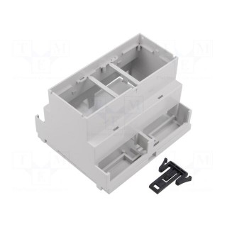 Enclosure: for DIN rail mounting | Y: 90mm | X: 106mm | Z: 58mm | PPO