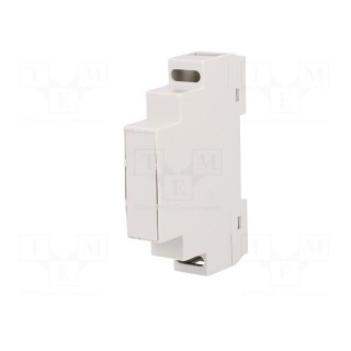 Enclosure: for DIN rail mounting | Y: 90mm | X: 17mm | Z: 65mm | ABS