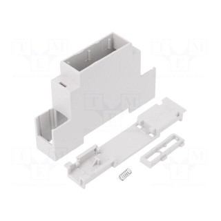 Enclosure: for DIN rail mounting | Y: 90mm | X: 18mm | Z: 53mm | PPO