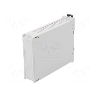 Enclosure: for DIN rail mounting | Y: 90mm | X: 23mm | Z: 118mm | grey