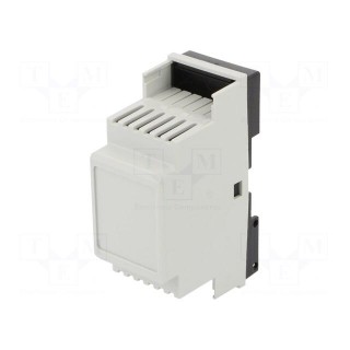 Enclosure: for DIN rail mounting | Y: 90mm | X: 35mm | Z: 58mm | grey