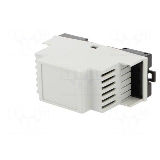 Enclosure: for DIN rail mounting | Y: 90mm | X: 35mm | Z: 58mm | grey